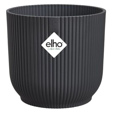 Elho vibes fold rond 35cm pot de fleurs Anthracite Elho vibes fold rond 35cm pot de fleurs Anthracite