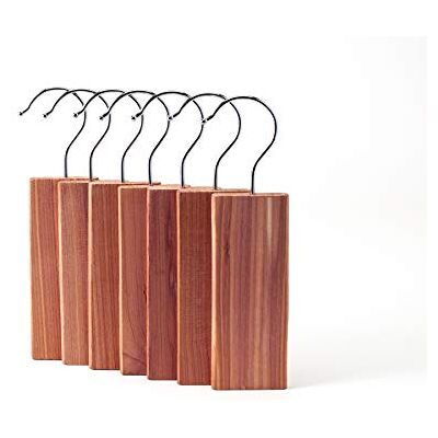 Hanseholz Lot de 7 blocs de bois de cèdre – Certifié FSC – Protection naturelle contre les mites bio pour la garde-robe – Répulsif anti-mites durable et sans produits chimiques contre les mites des Hanseholz Lot de 7 blocs de bois de cèdre – Certifié FSC – Protection naturelle contre les mites bio pour la garde-robe – Répulsif anti-mites durable et sans produits chimiques contre les mites des
