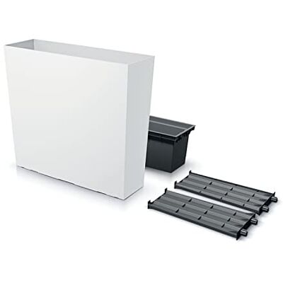 Prosperplast Urbi Case Tower DUC800T-S449 Jardinière haute avec pot intérieur Jardinière pour intérieur et extérieur Plastique 770 x 686 Blanc Prosperplast Urbi Case Tower DUC800T-S449 Jardinière haute avec pot intérieur Jardinière pour intérieur et extérieur Plastique 770 x 686 Blanc
