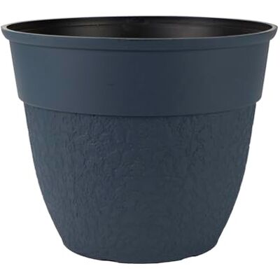 The HC Companies Jardinière en résine, bleu ardoise, 40,6 cm The HC Companies Jardinière en résine, bleu ardoise, 40,6 cm