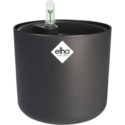 Elho B.For Soft Rond 22 avec Système D'Irrigation Pot de Fleur Anthracite Elho B.For Soft Rond 22 avec Système D'Irrigation Pot de Fleur Anthracite