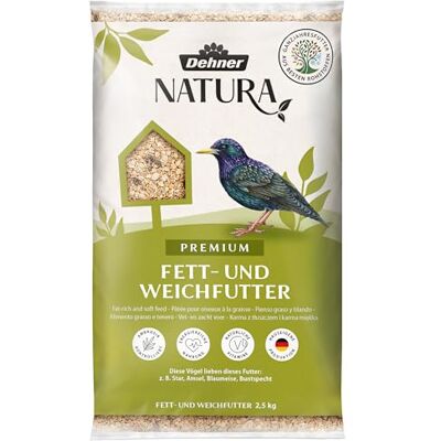 Dehner Natura, Graisse pour Oiseaux Sauvages et Doublure Douce, (2,5 kg) Dehner Natura, Graisse pour Oiseaux Sauvages et Doublure Douce, (2,5 kg)