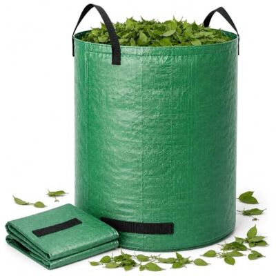 TK Gruppe Timo Klingler Grand sac à déchets de jardin, résistant à la déchirure, sac de jardin de 150 g/m², sacs de coupe vertes en polypropylène, idéal pour les feuilles, la coupe de pelouse et la coupe verte (500 litres) TK Gruppe Timo Klingler Grand sac à déchets de jardin, résistant à la déchirure, sac de jardin de 150 g/m², sacs de coupe vertes en polypropylène, idéal pour les feuilles, la coupe de pelouse et la coupe verte (500 litres)