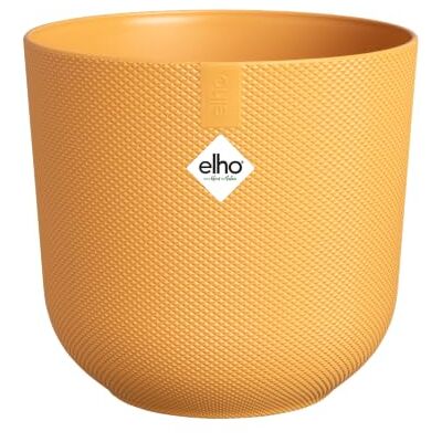 Elho jazz rond 35cm pot de fleurs Jaune Ambré Elho jazz rond 35cm pot de fleurs Jaune Ambré