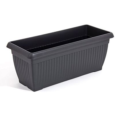 Prosperplast Prosper Plast DTT800-S433 Terra Pot de fleurs Anthracite 80 x 34,4 x 32 cm Prosperplast Prosper Plast DTT800-S433 Terra Pot de fleurs Anthracite 80 x 34,4 x 32 cm
