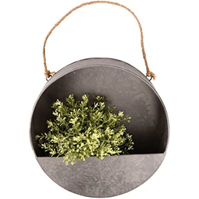 Esschert Design Jardinière Murale Ronde M D 30 X P 9,2 Cm Zinc Esschert Design Jardinière Murale Ronde M D 30 X P 9,2 Cm Zinc