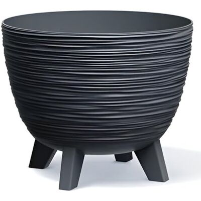 Prosperplast Furu Eco Wood-Naturo Pot de fleurs (Anthracite, 395mm) Prosperplast Furu Eco Wood-Naturo Pot de fleurs (Anthracite, 395mm)