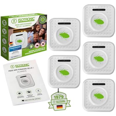 ISOTRONIC Insectifugent, Acariens, Vainqueur du test, Répulsif contre les acariens, Insectifuge à piles contre les punaises de lit et les acariens (5) ISOTRONIC Insectifugent, Acariens, Vainqueur du test, Répulsif contre les acariens, Insectifuge à piles contre les punaises de lit et les acariens (5)