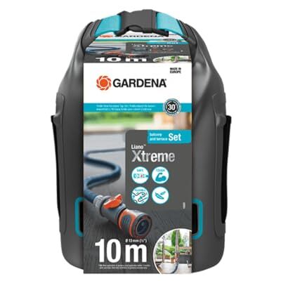 Gardena Textile Hose Liano Xtreme 1/2, 10m Set + Adapter Gardena Textile Hose Liano Xtreme 1/2, 10m Set + Adapter