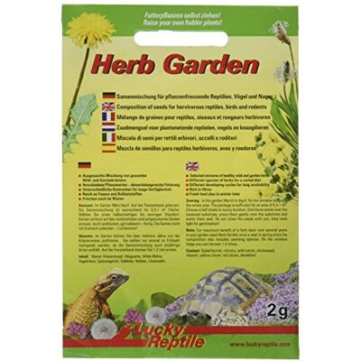 Lucky Reptile Herb Garden Lot de 5 flacons de mélange d'herbes sauvages 2 g Lucky Reptile Herb Garden Lot de 5 flacons de mélange d'herbes sauvages 2 g