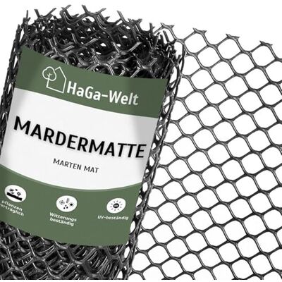 HaGa Tapis anti-martres de 2 m de large Respectueux de l'environnement Protection robuste contre les martres pour voiture Répulsif anti-martres praticable (vendu au mètre) HaGa Tapis anti-martres de 2 m de large Respectueux de l'environnement Protection robuste contre les martres pour voiture Répulsif anti-martres praticable (vendu au mètre)
