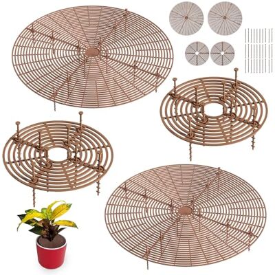 JMIATRY Lot de 4 Protection de Sol pour Pot de Fleur Grille 52/30CM, Cache-Pot en Grille pour Intérieur Contre Animaux et Enfants JMIATRY Lot de 4 Protection de Sol pour Pot de Fleur Grille 52/30CM, Cache-Pot en Grille pour Intérieur Contre Animaux et Enfants
