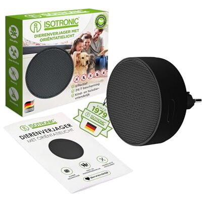 ISOTRONIC Protection contre les parasites pour l'intérieur plus lumière d'orientation Contre les araignées, les cafards, les punaises de lit et les acariens 230 V Protection contre les araignées ISOTRONIC Protection contre les parasites pour l'intérieur plus lumière d'orientation Contre les araignées, les cafards, les punaises de lit et les acariens 230 V Protection contre les araignées