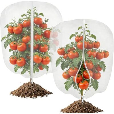 GUKULIVEL Lot de 2 filets de jardin en maille avec fermeture éclair et cordon de serrage – 0,8 x 1,1 m de filet pour oiseaux, insectes et cerfs pour la protection des plantes, myrtilles, arbres fruitiers et GUKULIVEL Lot de 2 filets de jardin en maille avec fermeture éclair et cordon de serrage – 0,8 x 1,1 m de filet pour oiseaux, insectes et cerfs pour la protection des plantes, myrtilles, arbres fruitiers et
