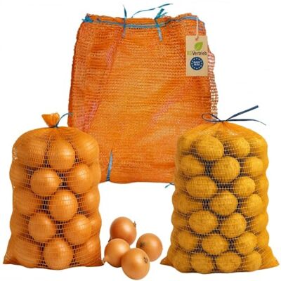 rg-vertrieb Lot de 100 Sacs Raschel à Fruits, Légumes et Pommes de Terre Avec Cordon de Serrage 5 kg 30 x 50 cm rg-vertrieb Lot de 100 Sacs Raschel à Fruits, Légumes et Pommes de Terre Avec Cordon de Serrage 5 kg 30 x 50 cm