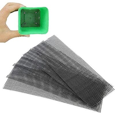 Mumusuki 5PCS Flower Pot Mesh Pad, Jardinage Flower Plastic Impermeable Pad Plant Rempotage Bonsai Bottom Grid Mat Empechez la perte de sol Joint respirant(30 * 20 cm) Mumusuki 5PCS Flower Pot Mesh Pad, Jardinage Flower Plastic Impermeable Pad Plant Rempotage Bonsai Bottom Grid Mat Empechez la perte de sol Joint respirant(30 * 20 cm)