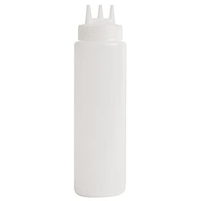 Vogue CW725 Bouteille souple transparente avec 3 embouts 680,4 g Vogue CW725 Bouteille souple transparente avec 3 embouts 680,4 g