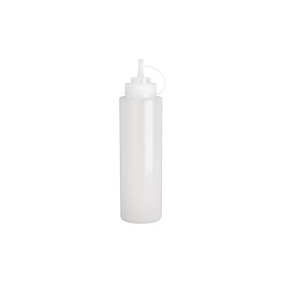Vogue Bouteille de sauce transparente à presser 994 ml, bouchon à vis, polyéthylène transparent pour voir la sauce, type et niveau, col large pour des recharges rapides et faciles, taille : 288 (H) x Vogue Bouteille de sauce transparente à presser 994 ml, bouchon à vis, polyéthylène transparent pour voir la sauce, type et niveau, col large pour des recharges rapides et faciles, taille : 288 (H) x