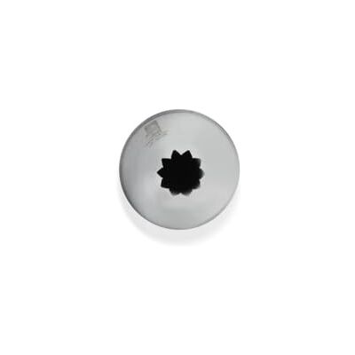 DE BUYER Douille à petit fours en inox 10 dents, diamètre 0,7 cm En Inox, Idéale pour Décorer, Garnir et Remplir, Sans Soudure pour Hygiène Parfaite, S'Adapte aux Poches Pâtissières DE BUYER Douille à petit fours en inox 10 dents, diamètre 0,7 cm En Inox, Idéale pour Décorer, Garnir et Remplir, Sans Soudure pour Hygiène Parfaite, S'Adapte aux Poches Pâtissières