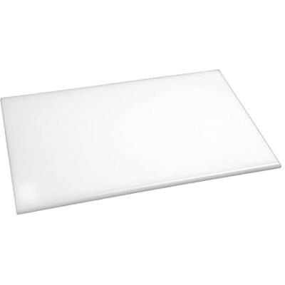 Hygiplas Planche à découper standard haute densité blanche, taille standard : 1,2 (H) x 45 (L) x 30 (L) cm, polyéthylène haute densité, non poreux empêchant l'absorption, J016 Hygiplas Planche à découper standard haute densité blanche, taille standard : 1,2 (H) x 45 (L) x 30 (L) cm, polyéthylène haute densité, non poreux empêchant l'absorption, J016