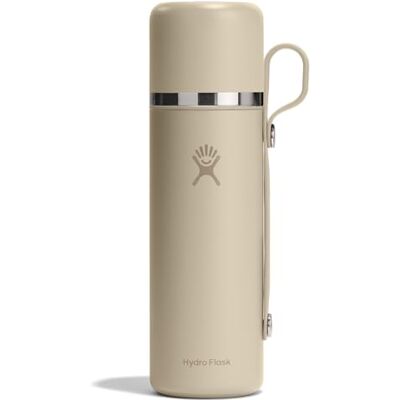 Hydro Flask Bouillotte isotherme et tasse de 828 ml (28 oz) Anti-fuite, design tout-en-un Garde les boissons chaudes 30 heures et froides 30 heures Avoine Hydro Flask Bouillotte isotherme et tasse de 828 ml (28 oz) Anti-fuite, design tout-en-un Garde les boissons chaudes 30 heures et froides 30 heures Avoine