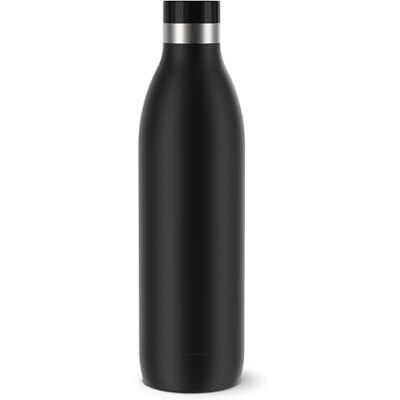 Emsa Bludrop Bouteille Isolante - Acier inoxydable, 1L, Noir Emsa Bludrop Bouteille Isolante - Acier inoxydable, 1L, Noir