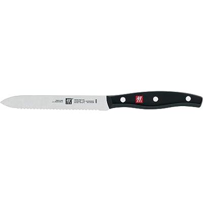 ZWILLING Couteau Universel, Lame: 13 cm, Acier Inoxydable, Manche Noir, série Twin Pollux ZWILLING Couteau Universel, Lame: 13 cm, Acier Inoxydable, Manche Noir, série Twin Pollux