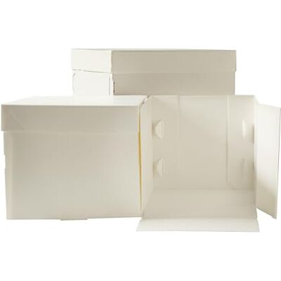Decora - Premium - Blanc - 30,5x30,5x25 cm - Cake Box Decora - Premium - Blanc - 30,5x30,5x25 cm - Cake Box