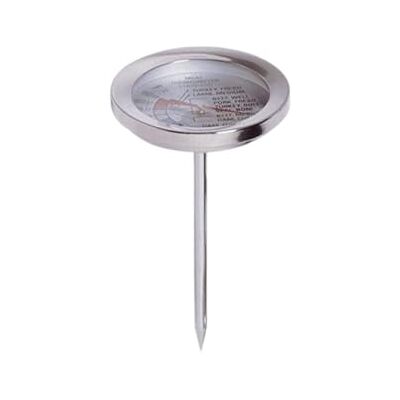 Tala Thermomètre à Viande en Acier Inoxydable, thermomètre analogique pour four, grill et barbecue, cadran lisible pour viandes, Celsius et Fahrenheit Tala Thermomètre à Viande en Acier Inoxydable, thermomètre analogique pour four, grill et barbecue, cadran lisible pour viandes, Celsius et Fahrenheit