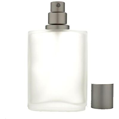 Zénitude Glassworks Verre à fumée rechargeable d'atomiseur de bouteille de parfum en verre vide de 50 ml Zénitude Glassworks Verre à fumée rechargeable d'atomiseur de bouteille de parfum en verre vide de 50 ml