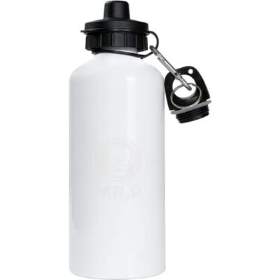 MR.R Sublimation Blancs Bouteille En Aluminium De Sport Blanc Bouteille Portable Deux Hauts 600ml Pour L'impression Par Transfert De Presse À Chaleur MR.R Sublimation Blancs Bouteille En Aluminium De Sport Blanc Bouteille Portable Deux Hauts 600ml Pour L'impression Par Transfert De Presse À Chaleur