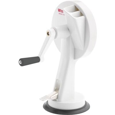 Westmark Coupe-haricots avec 2 ouvertures de coupe et pied ventouse, Couteaux en Acier inoxydable/boîtier en plastique, Blanc/anthracite, 11842260 Westmark Coupe-haricots avec 2 ouvertures de coupe et pied ventouse, Couteaux en Acier inoxydable/boîtier en plastique, Blanc/anthracite, 11842260