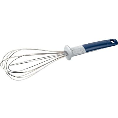 Tasty Fouet bleu océan en acier inoxydable 18/10 de qualité supérieure, poignée ergonomique, passe au lave-vaisselle, 31,5 x 7 cm, parfait pour toutes les cuisines Tasty Fouet bleu océan en acier inoxydable 18/10 de qualité supérieure, poignée ergonomique, passe au lave-vaisselle, 31,5 x 7 cm, parfait pour toutes les cuisines