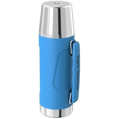 Super Sparrow Gourde Thermique – 750 ml – Bouteille Isotherme en acier inoxydable – Gourde Inox sans BPA – garde au chaud 12 heures ou au froid pendant 24 heures – à l'épreuve des fuites Super Sparrow Gourde Thermique – 750 ml – Bouteille Isotherme en acier inoxydable – Gourde Inox sans BPA – garde au chaud 12 heures ou au froid pendant 24 heures – à l'épreuve des fuites