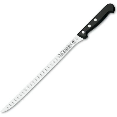 3 Claveles Cuchillo Jamonero Alveolado Pom 24 cm 9.5 pulgadas 3 Claveles Cuchillo Jamonero Alveolado Pom 24 cm 9.5 pulgadas