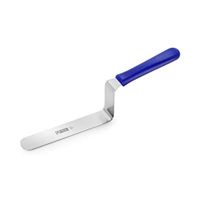 Thermohauser Palette à gâteau (acier inoxydable), lame émoussée, manche en plastique bleu, longueur utile lame 17 cm Thermohauser Palette à gâteau (acier inoxydable), lame émoussée, manche en plastique bleu, longueur utile lame 17 cm