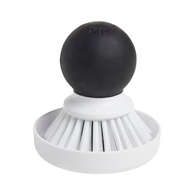 Brosse à main KitchenAid avec assiette - Accessoire de cuisine Brosse à main KitchenAid avec assiette - Accessoire de cuisine