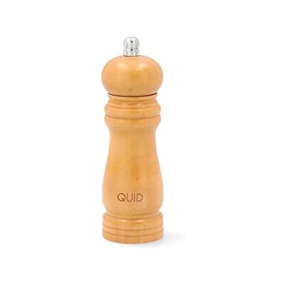 Quid Moulin à épices en bois 15 cm en acier inoxydable, Multicolore Quid Moulin à épices en bois 15 cm en acier inoxydable, Multicolore