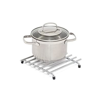 simplywire – Dessous de plat – Résistant à la chaleur – Protection du plan de travail dans la cuisine – Carré Chrome simplywire – Dessous de plat – Résistant à la chaleur – Protection du plan de travail dans la cuisine – Carré Chrome