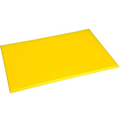 Planche à découper haute densité jaune - J020 Planche à découper haute densité jaune - J020