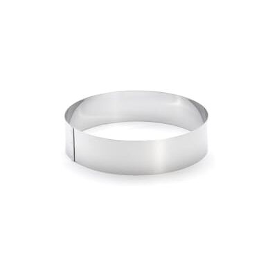 DE BUYER Cercle à entremets rond en inox 18 x 4,5 cm Fabriqué en France, Parfait pour Mousse, Entremets, Pâtisserie, Inox Durable qui Conserve sa Forme, Bonne Convection Thermique DE BUYER Cercle à entremets rond en inox 18 x 4,5 cm Fabriqué en France, Parfait pour Mousse, Entremets, Pâtisserie, Inox Durable qui Conserve sa Forme, Bonne Convection Thermique