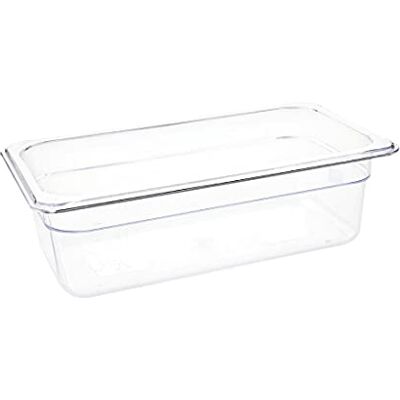 Vogue Récipient alimentaire transparent 1/3 100 mm 3,8 l Vogue Récipient alimentaire transparent 1/3 100 mm 3,8 l