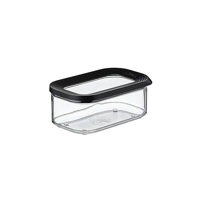 Mepal Boîte Conservation Alimentaire Rectangulaires Modula Boîte de Stockage Transparente avec Couvercle Boîte de Rangement Cuisine Empilable & Hermétique 425 ml Black Mepal Boîte Conservation Alimentaire Rectangulaires Modula Boîte de Stockage Transparente avec Couvercle Boîte de Rangement Cuisine Empilable & Hermétique 425 ml Black