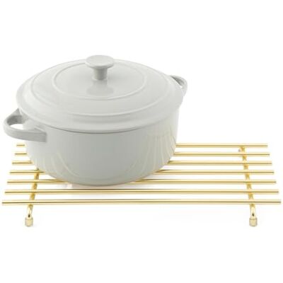 simplywire – Dessous de plat – Résistant à la chaleur – Protection du plan de travail dans la cuisine – Grand – Doré clair simplywire – Dessous de plat – Résistant à la chaleur – Protection du plan de travail dans la cuisine – Grand – Doré clair