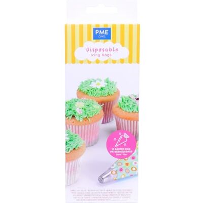 PME Lot de 12 sachets jetables en plastique pour glaçage de Pâques EA24IB036 PME Lot de 12 sachets jetables en plastique pour glaçage de Pâques EA24IB036