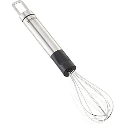 Leifheit Fouet manuel ProLine 21 cm, Fouet de cuisine en inox et plastique avec œillet de suspension, Accessoire de cuisine au manche de forme ovale Leifheit Fouet manuel ProLine 21 cm, Fouet de cuisine en inox et plastique avec œillet de suspension, Accessoire de cuisine au manche de forme ovale