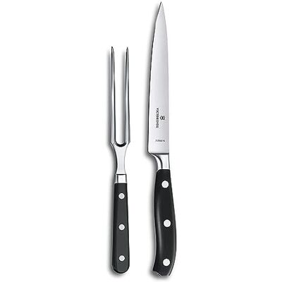 Victorinox , 7.7243.2, Grand Maître, Tranchier-Set, 2-teilig, Extra scharfe Klinge, 2, cm, robuster Kunststoff-Griff, Schwarz, Spülmaschinengeeignet Victorinox , 7.7243.2, Grand Maître, Tranchier-Set, 2-teilig, Extra scharfe Klinge, 2, cm, robuster Kunststoff-Griff, Schwarz, Spülmaschinengeeignet