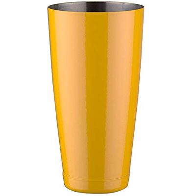 PIAZZA 474753 Boston Shaker coloré en acier inoxydable Jaune 90 ml PIAZZA 474753 Boston Shaker coloré en acier inoxydable Jaune 90 ml