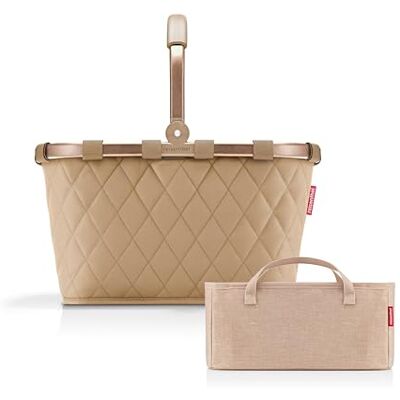 reisenthel Carrybag + organiseur – Organiseur de poche fonctionnel : pour encore plus d'ordre dans votre panier à provisions , Ginger Rhombus + Twist Coffee reisenthel Carrybag + organiseur – Organiseur de poche fonctionnel : pour encore plus d'ordre dans votre panier à provisions , Ginger Rhombus + Twist Coffee