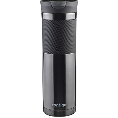 Contigo Byron – Snapseal – Tasse isotherme de voyage en acier inoxydable – Gobelet étanche – Tasse à café avec couvercle sans BPA facile à nettoyer – 720 ml – Gris acier Contigo Byron – Snapseal – Tasse isotherme de voyage en acier inoxydable – Gobelet étanche – Tasse à café avec couvercle sans BPA facile à nettoyer – 720 ml – Gris acier